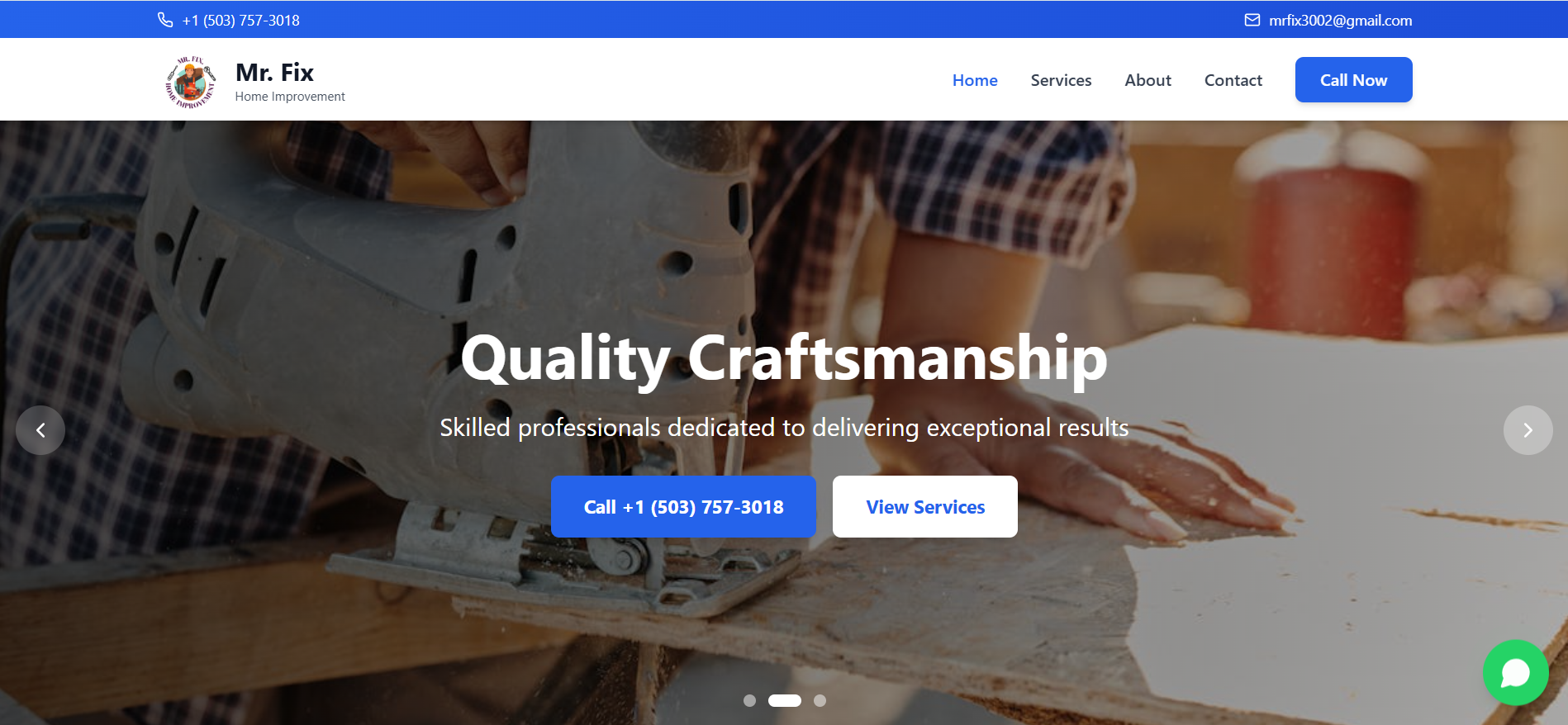 General Contractor Website