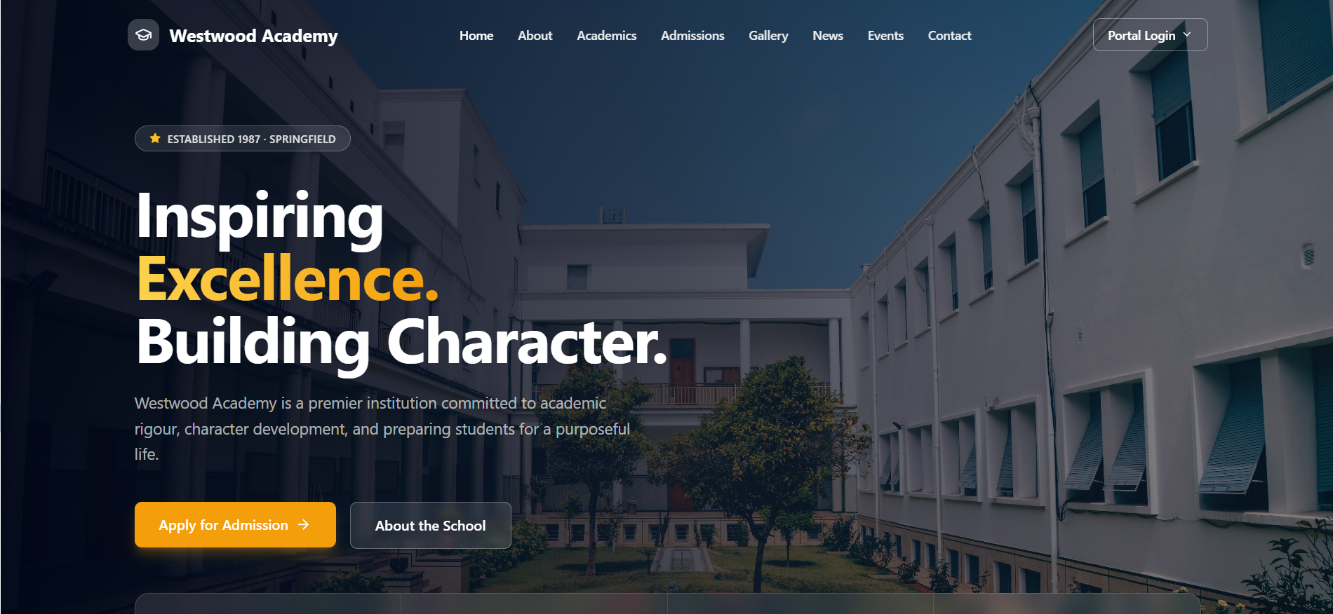 School website and spftware